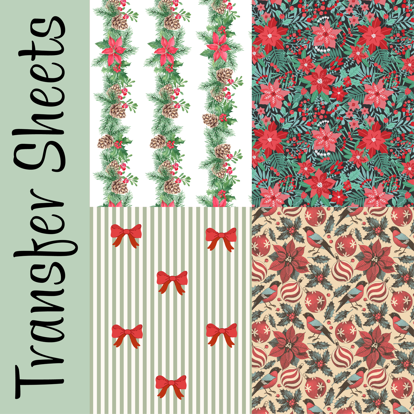 Christmas Medley #3 Transfer Sheets
