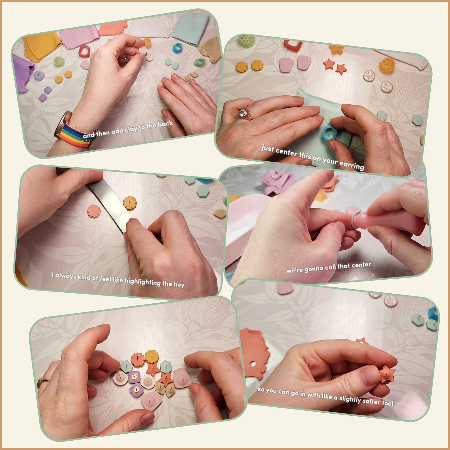 The Ultimate Guide to Securely Adding Earring Posts to Polymer Clay - Digital Download