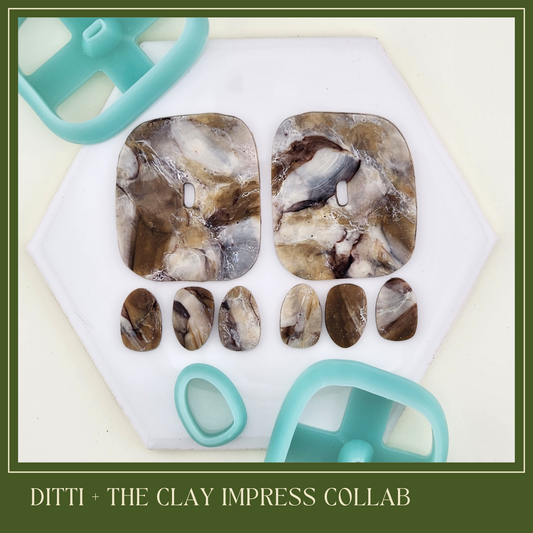 Dawny - Ditti Collab - Mirrored Polymer Clay Cutter Set