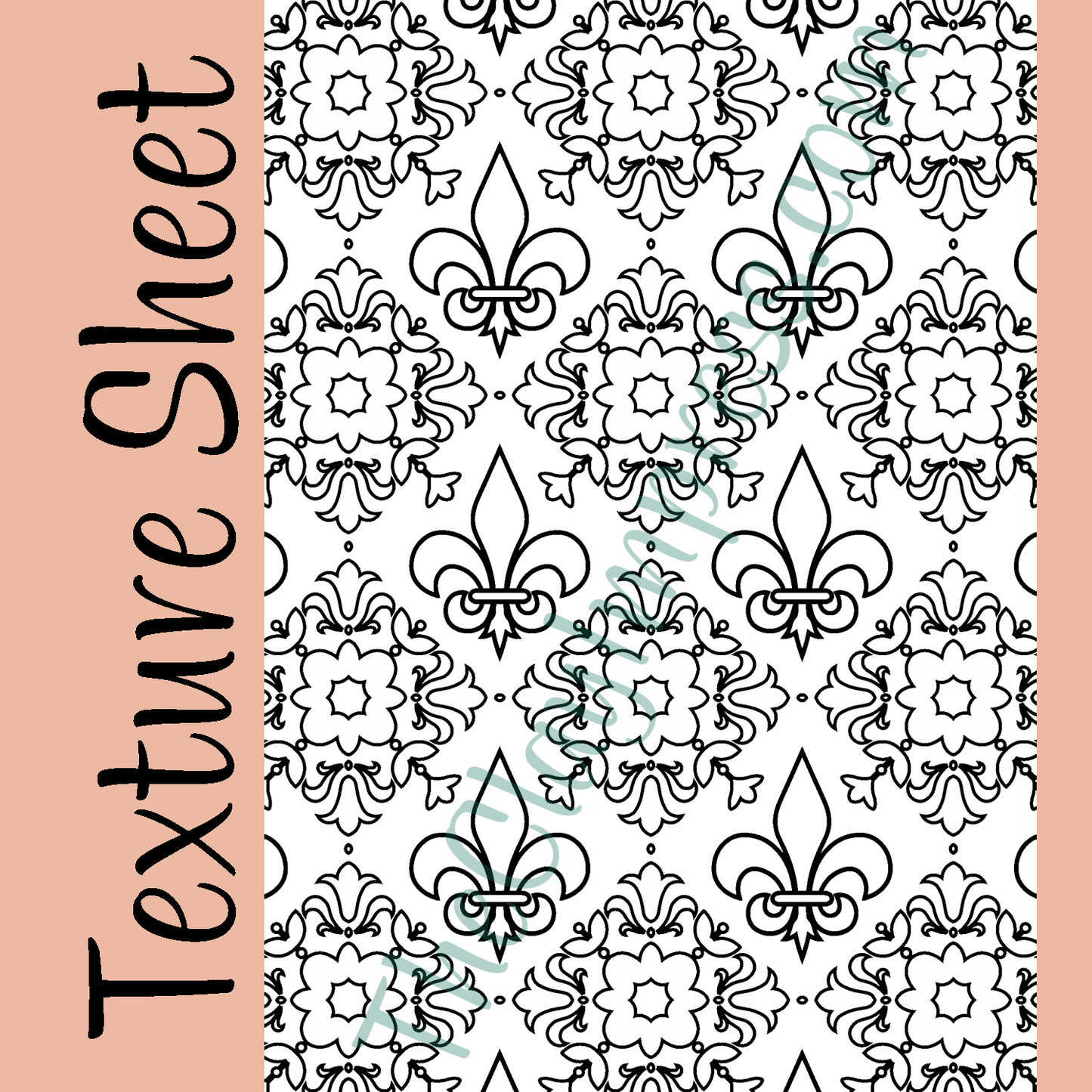 Fleur de Lis Tiles Texture Sheet