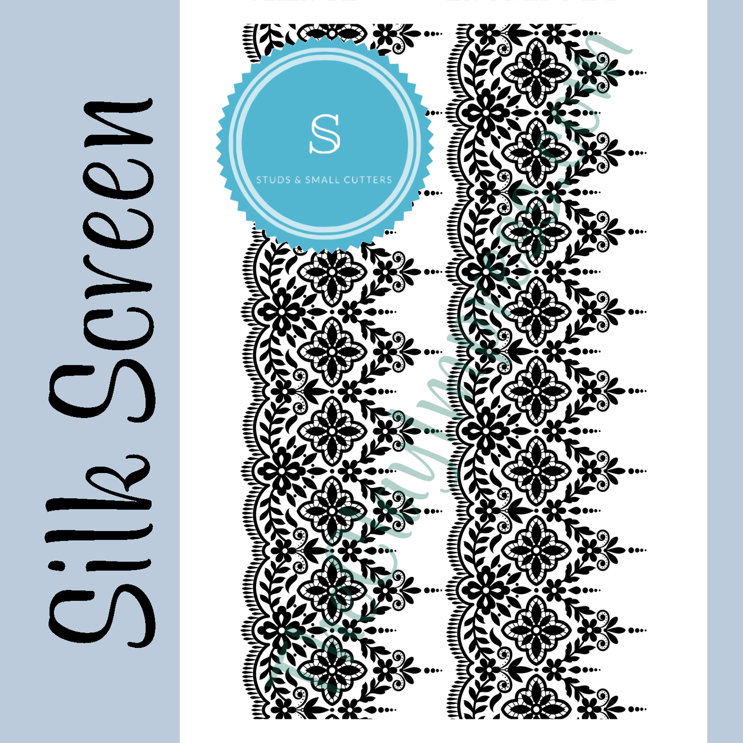 Floral Lacework Silk Screen