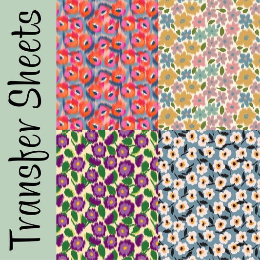 Floral Medley #3 Transfer Sheets