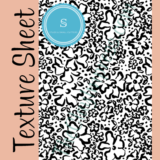 Funky Florals Texture Sheet