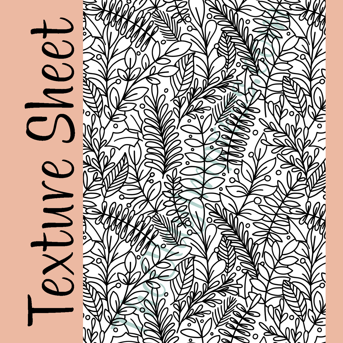 Funky Foliage Texture Sheet