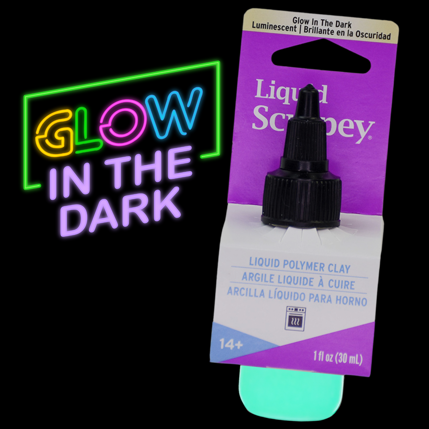 Liquid Sculpey - Glow in the Dark Liquid Clay