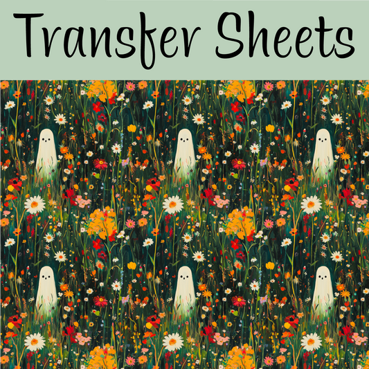Haunted Night Garden Transfer Sheets