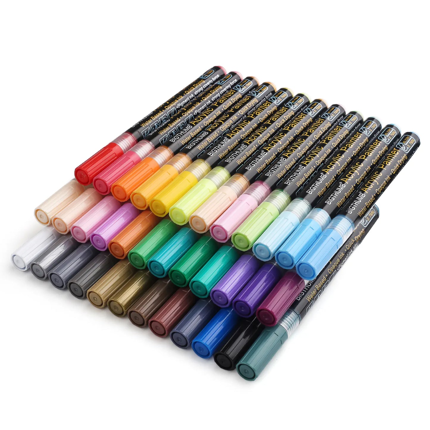 36 Fine Tip Acrylic Paint Markers