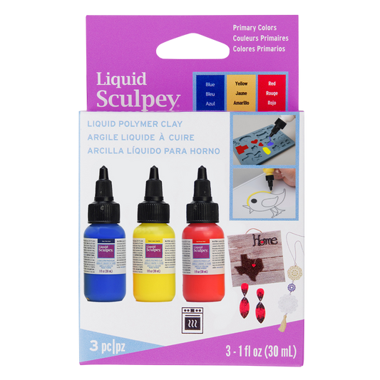 Liquid Sculpey - Primary Colors Multi-Pack