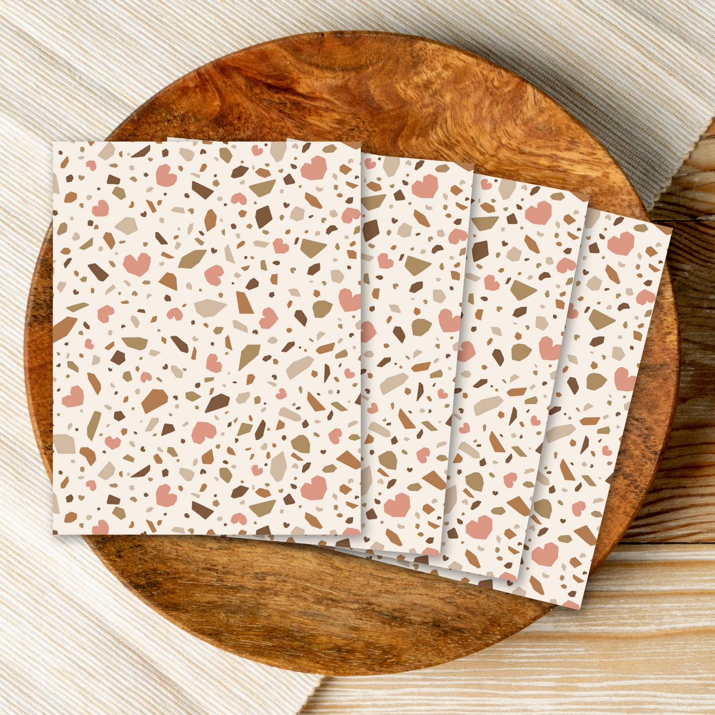 Terrazzo Love Transfer Sheets