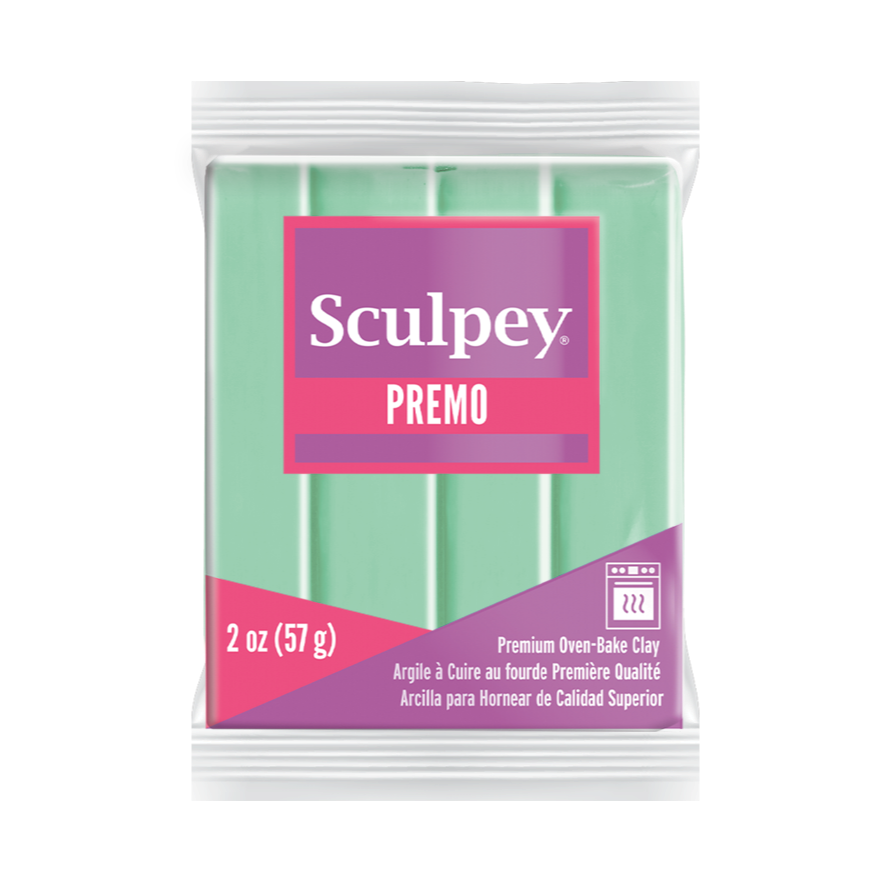 Sculpey Premo Mint Green Polymer Clay