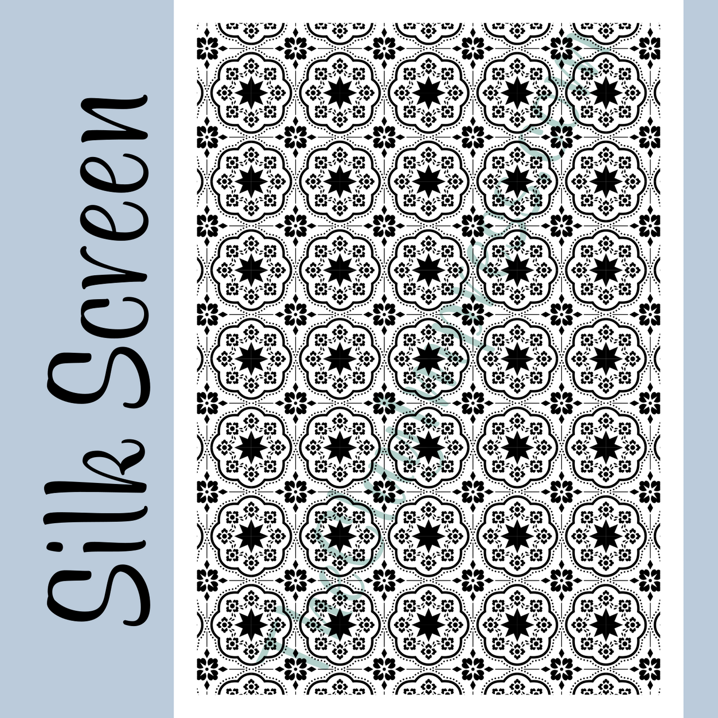 Moroccan Tiles Silk Screen