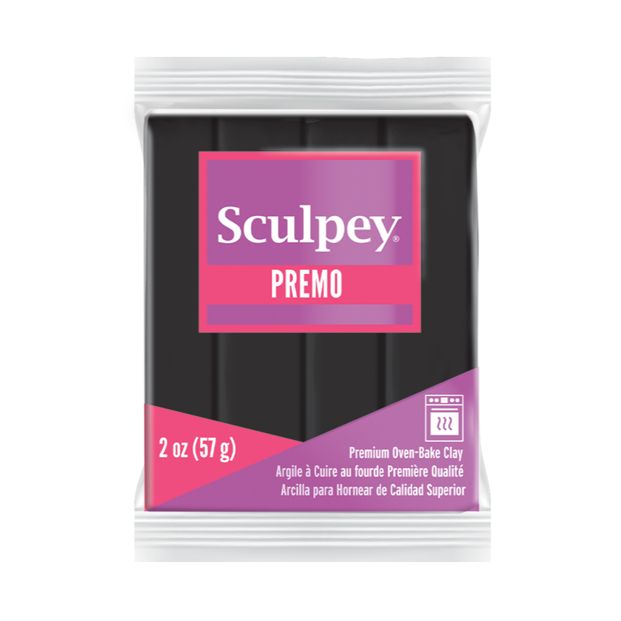 Sculpey Premo Black Polymer Clay