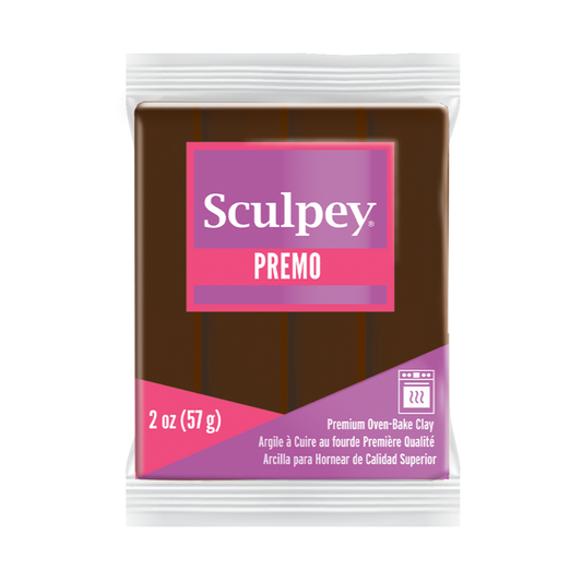 Sculpey Premo Burnt Umber Polymer Clay