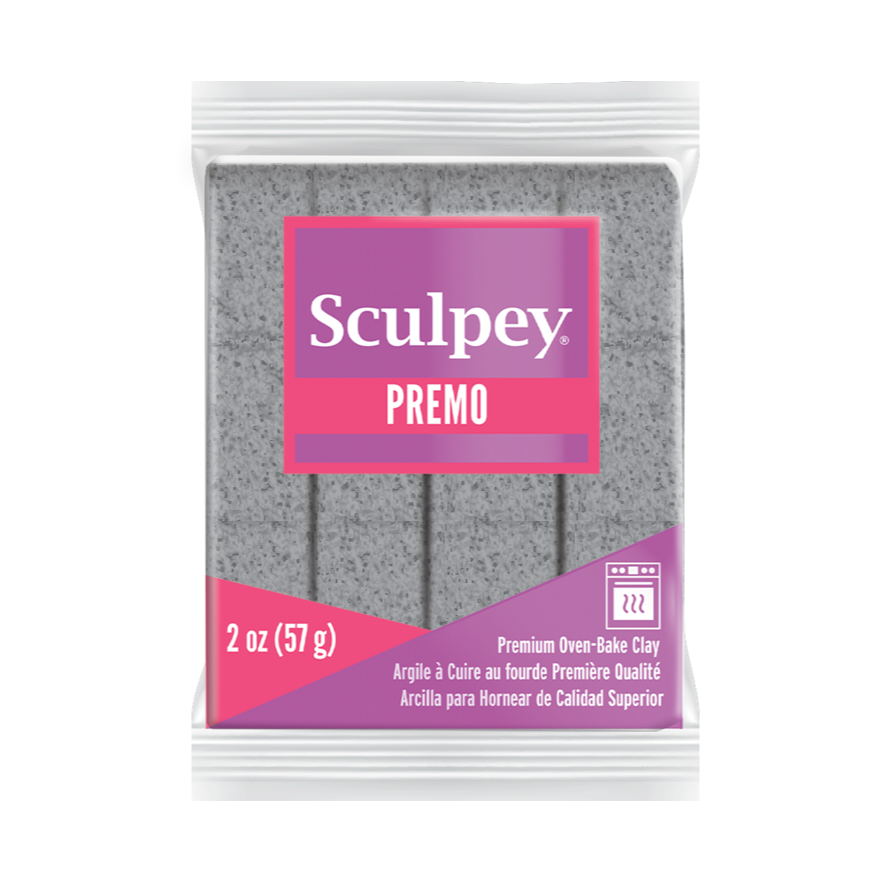 Sculpey Premo Gray Granite Polymer Clay