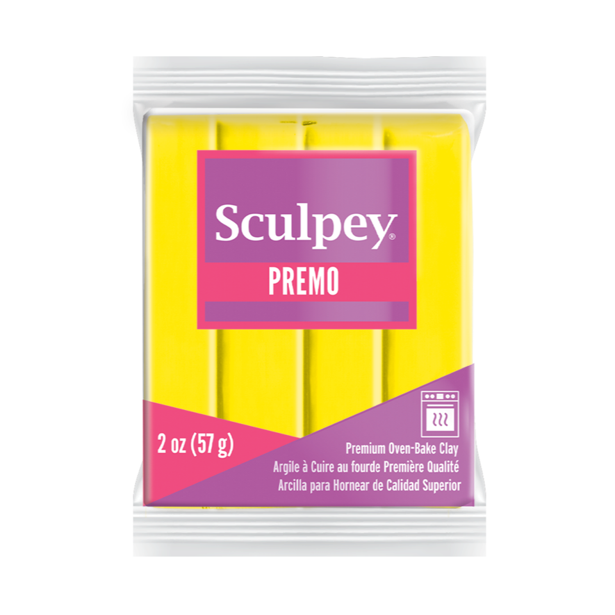 Sculpey Premo Zinc Yellow Hue Polymer Clay