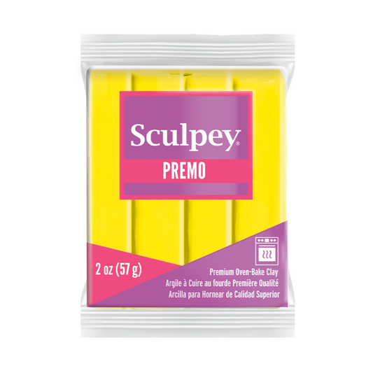 Sculpey Premo Zinc Yellow Hue Polymer Clay