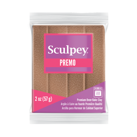 Sculpey Premo Rose Gold Glitter Polymer Clay