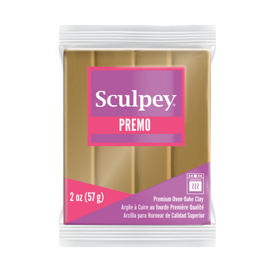 Sculpey Premo Antique Gold Polymer Clay