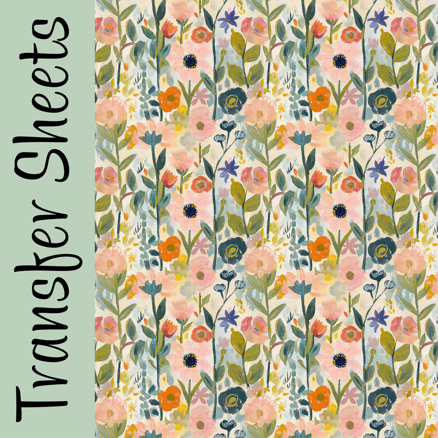 Painted Meadow Transfer Sheets