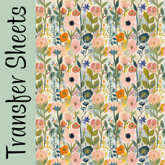 Painted Meadow Transfer Sheets