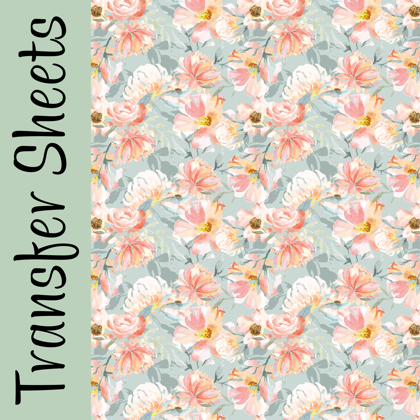 Peach Blossom Breeze Transfer Sheets