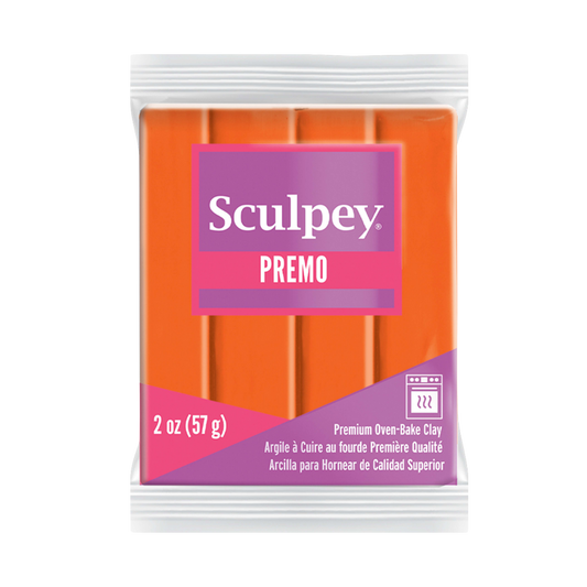 Sculpey Premo Orange Polymer Clay
