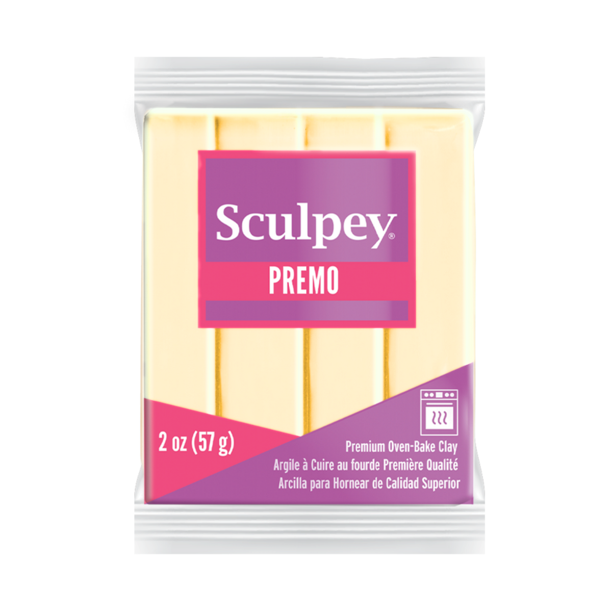 Sculpey Premo Butter Yellow Hue Polymer Clay