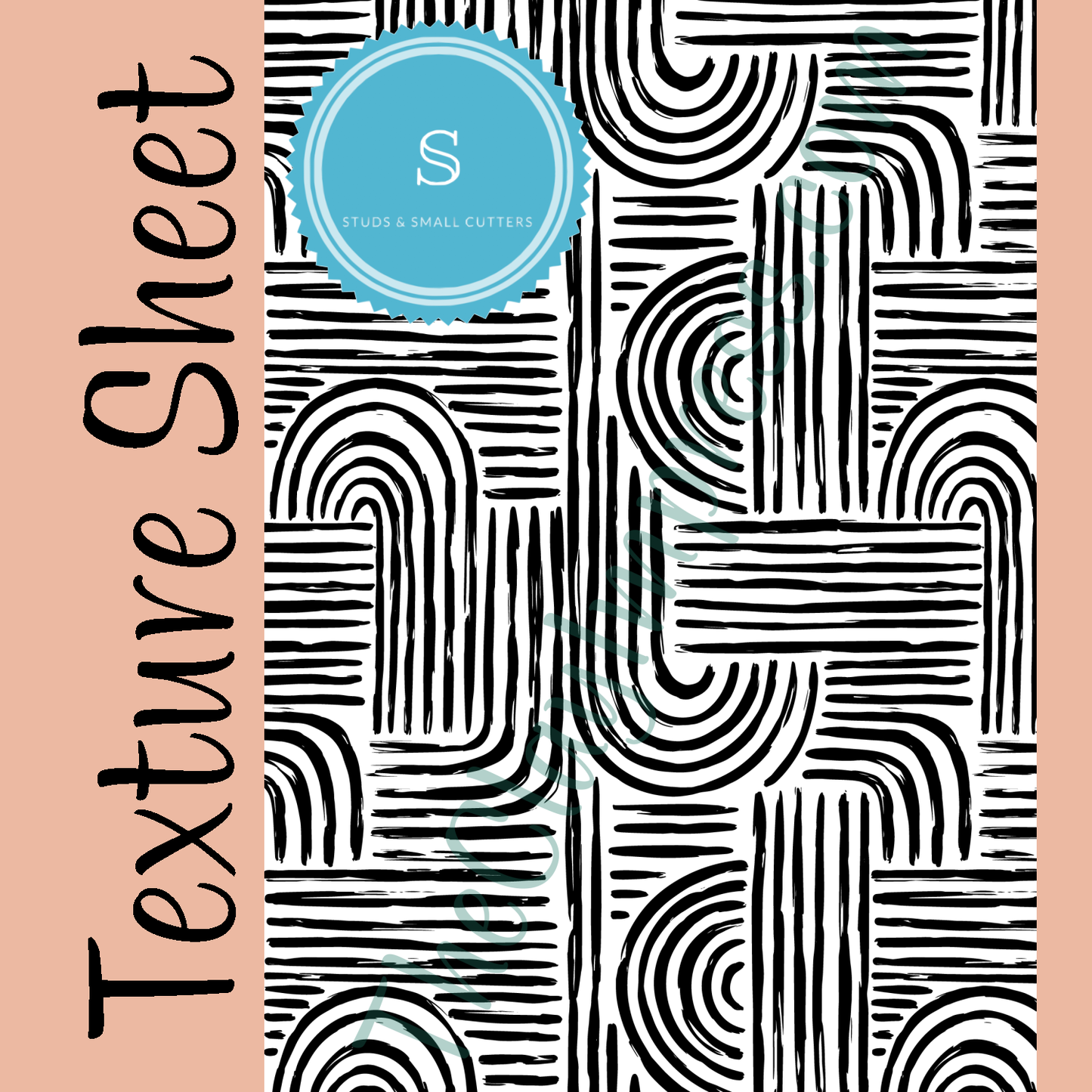 Sketchy Arches & Lines Texture Sheet