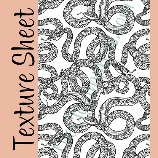 Slithering Snakes Texture Sheet