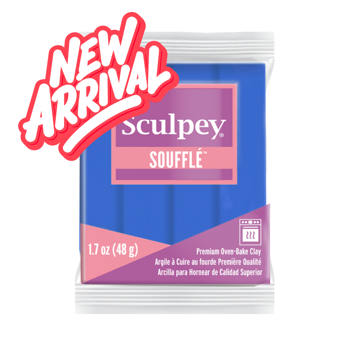 Sculpey Soufflé Cobalt Polymer Clay