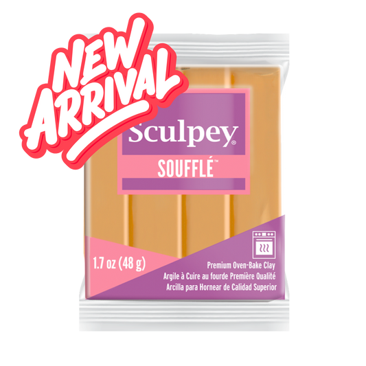 Sculpey Soufflé Crème Brulee Polymer Clay