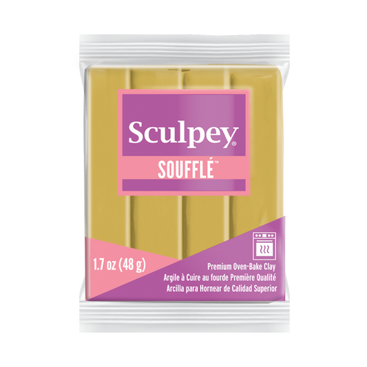 Sculpey Soufflé Honey Mustard Polymer Clay