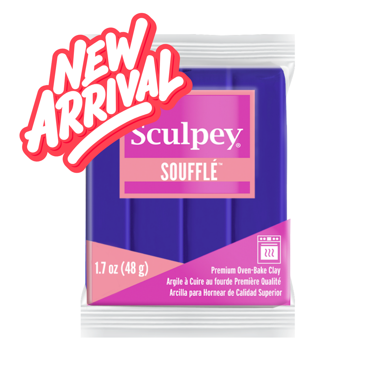 Sculpey Soufflé Midnight Mulberry Polymer Clay