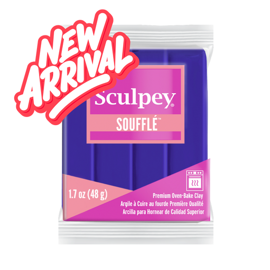 Sculpey Soufflé Midnight Mulberry Polymer Clay