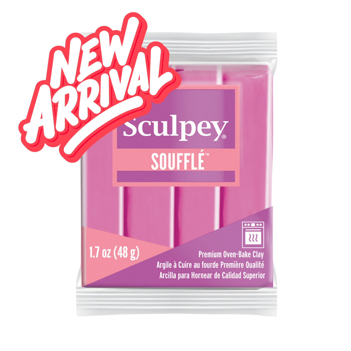 Sculpey Soufflé Peony Polymer Clay