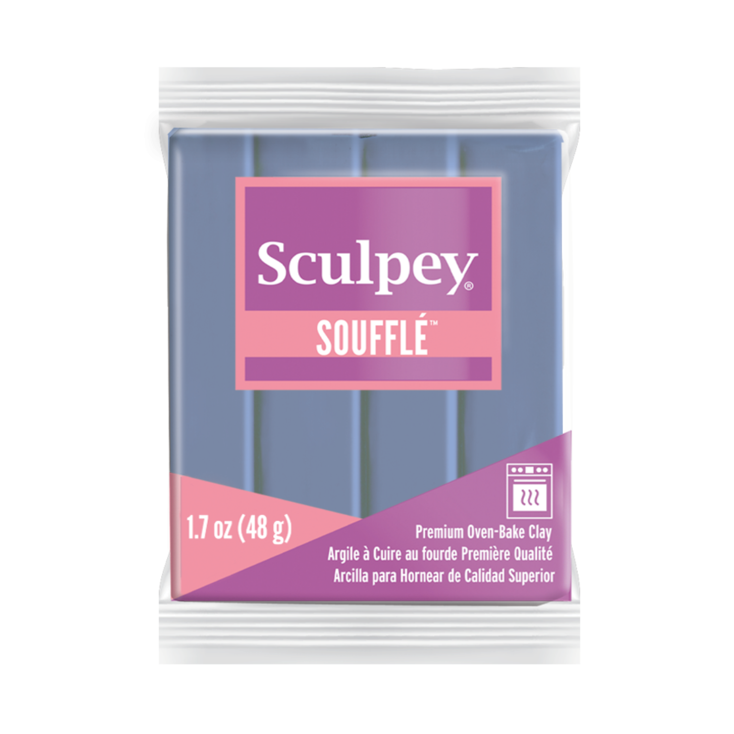 Sculpey Souffle Clay Modelliermasse, 200 Ml (7 Oz) In Elfenbein – Weich, Luftig & Ideal Für Bastelprojekte