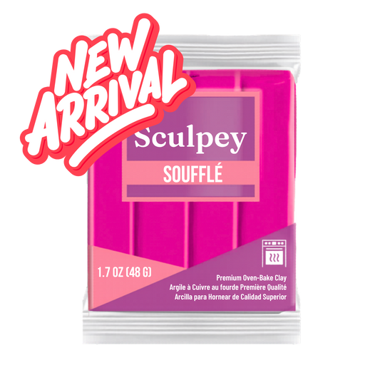 Sculpey Soufflé Magenta Polymer Clay