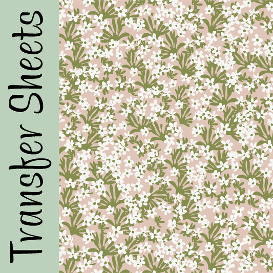 Spring Meadow Transfer Sheets