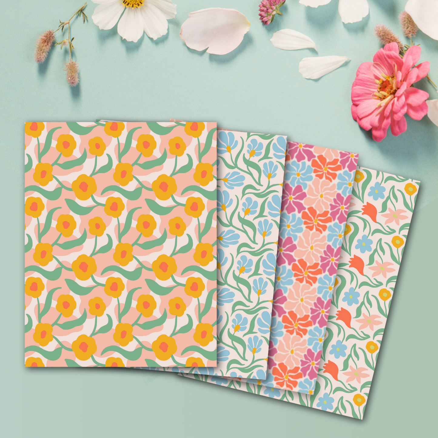 Floral Medley #1 Transfer Sheets
