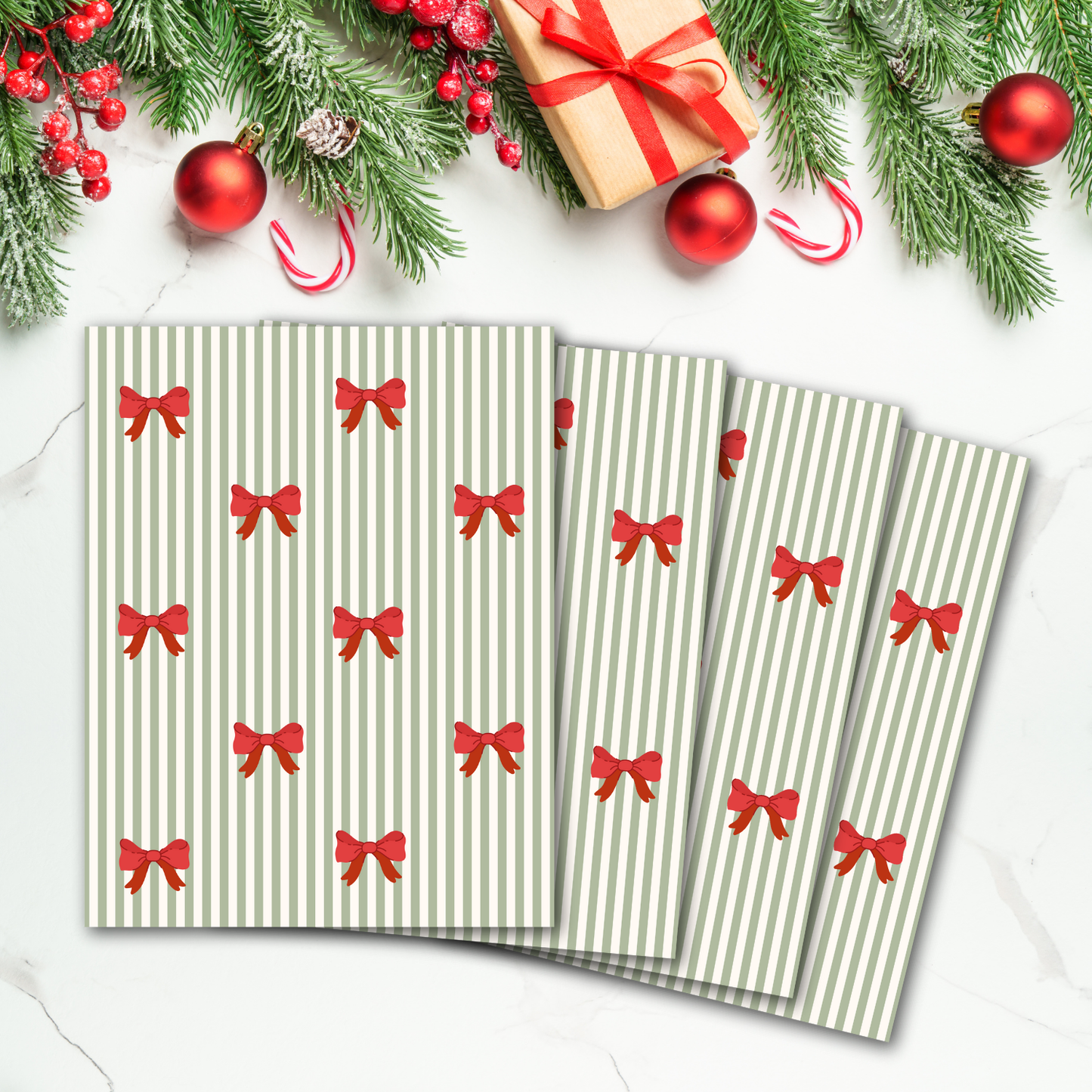 Merry Little Bows Transfer Sheets