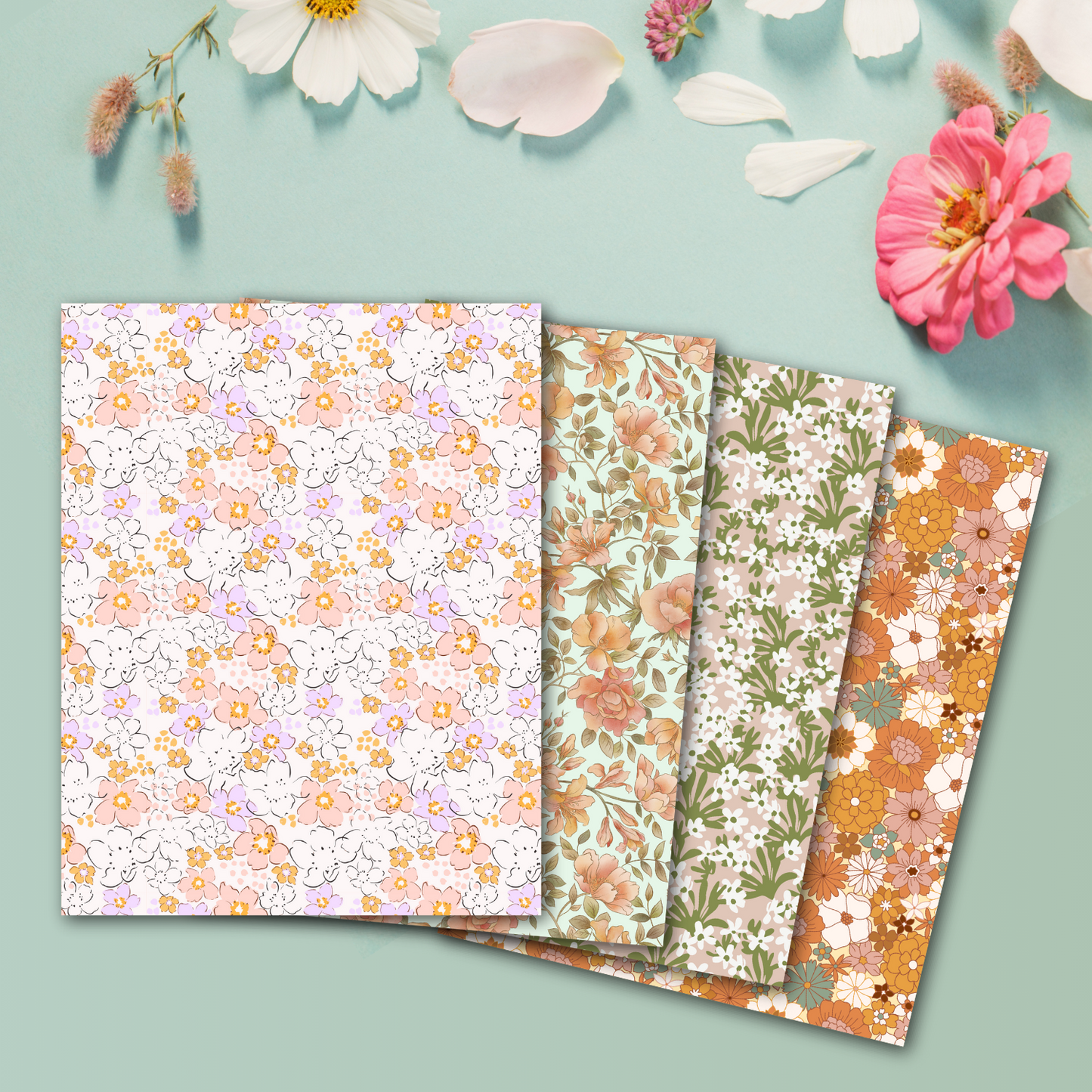 Floral Medley #2 Transfer Sheets