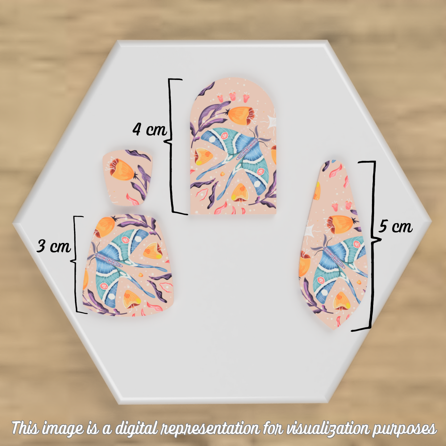 Moths 'n' Blossoms Transfer Sheets