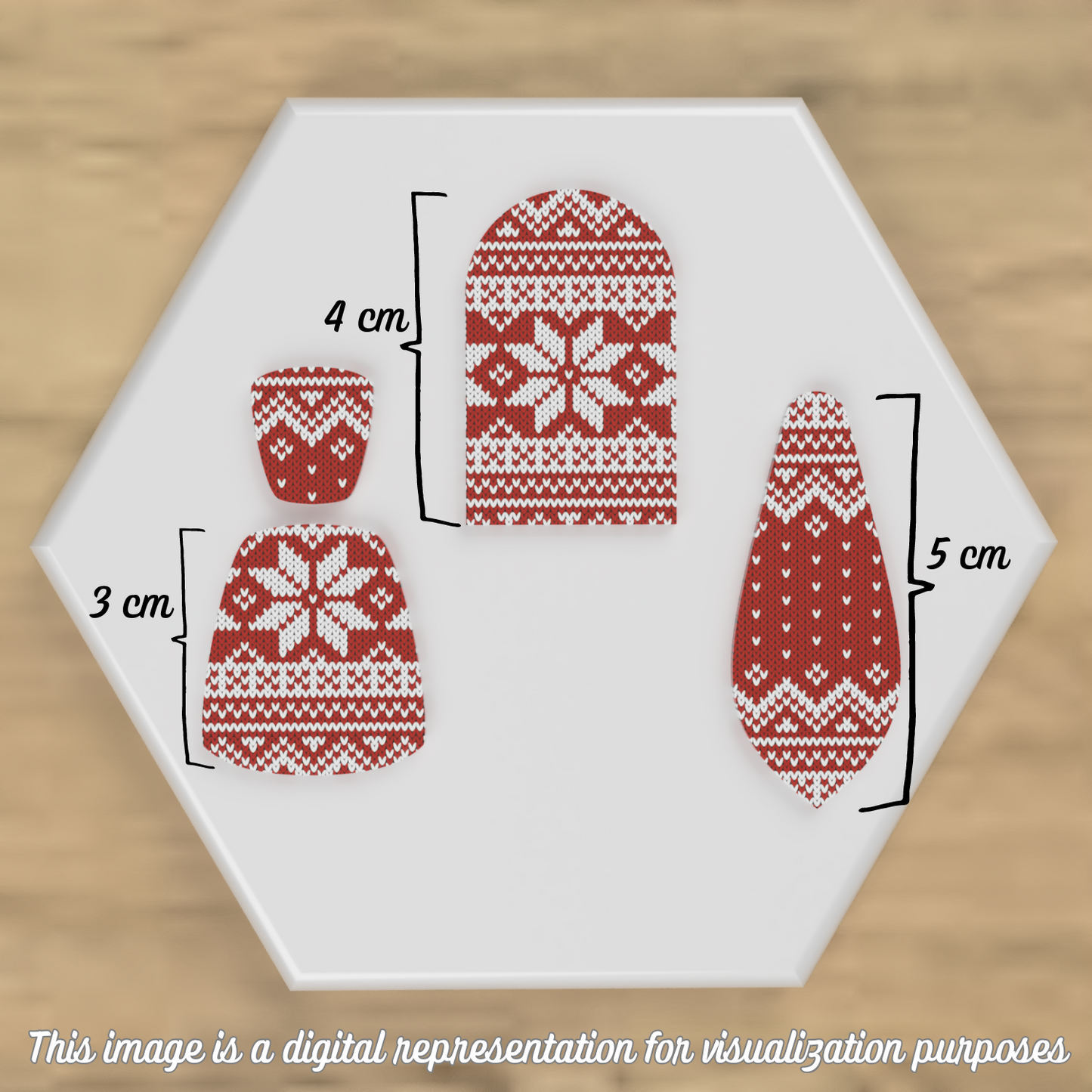 Nordic Snowflake Knit Transfer Sheets