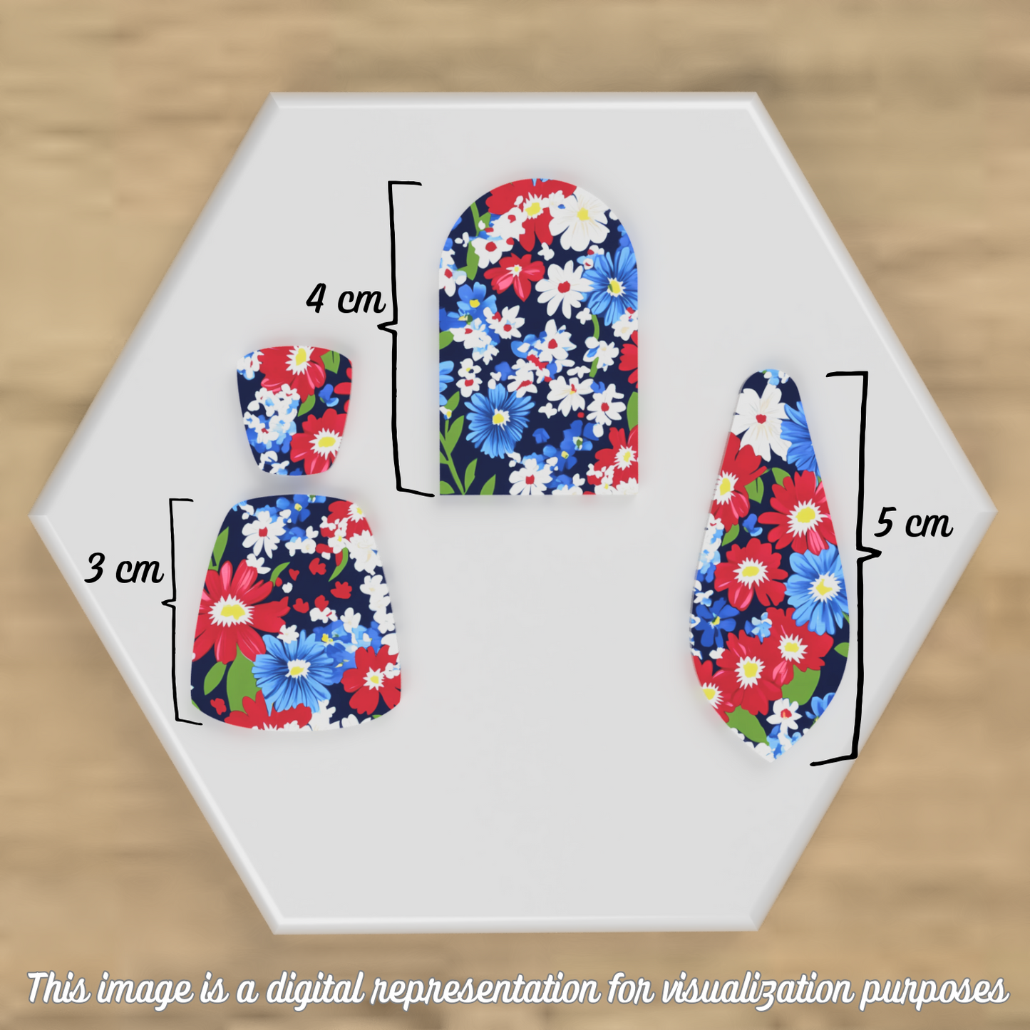 Star-Spangled Blooms Transfer Sheets