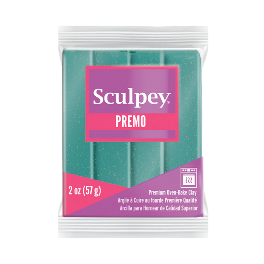 Sculpey Premo Vintage Teal Pearl Polymer Clay