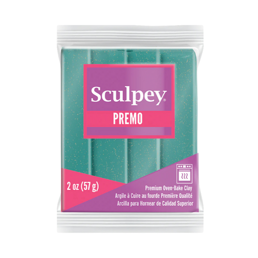 Sculpey Premo Vintage Teal Pearl Polymer Clay