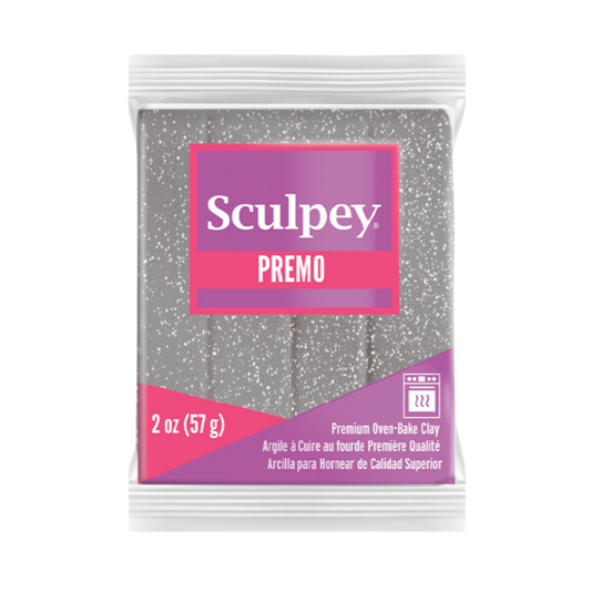 Sculpey Premo White Gold Glitter Polymer Clay