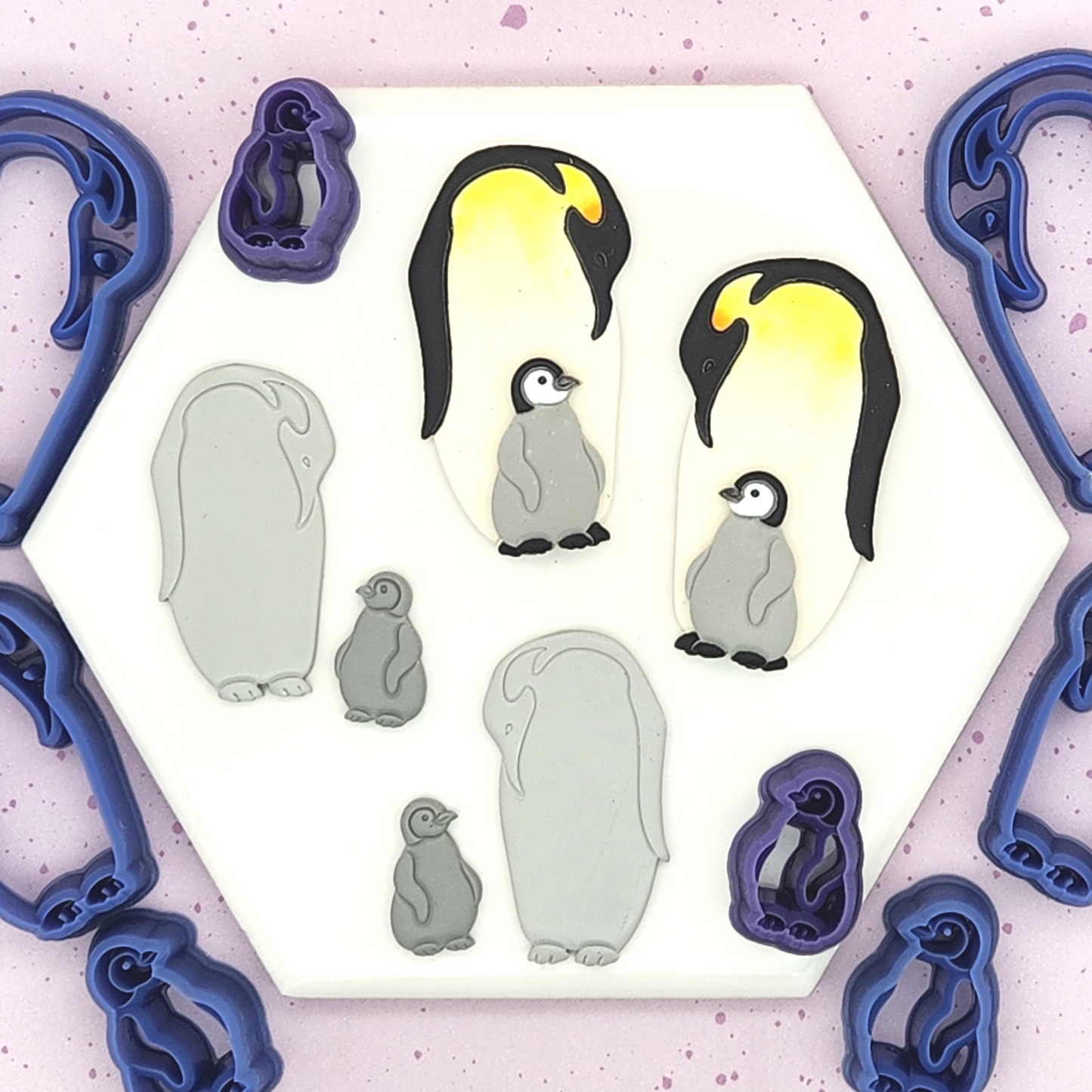 Penguin & Baby - Mirrored Set