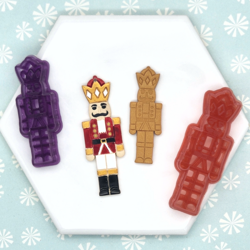 Nutcracker Polymer Clay Cutter Sharp, Clean, Precision Cuts The Clay Impress