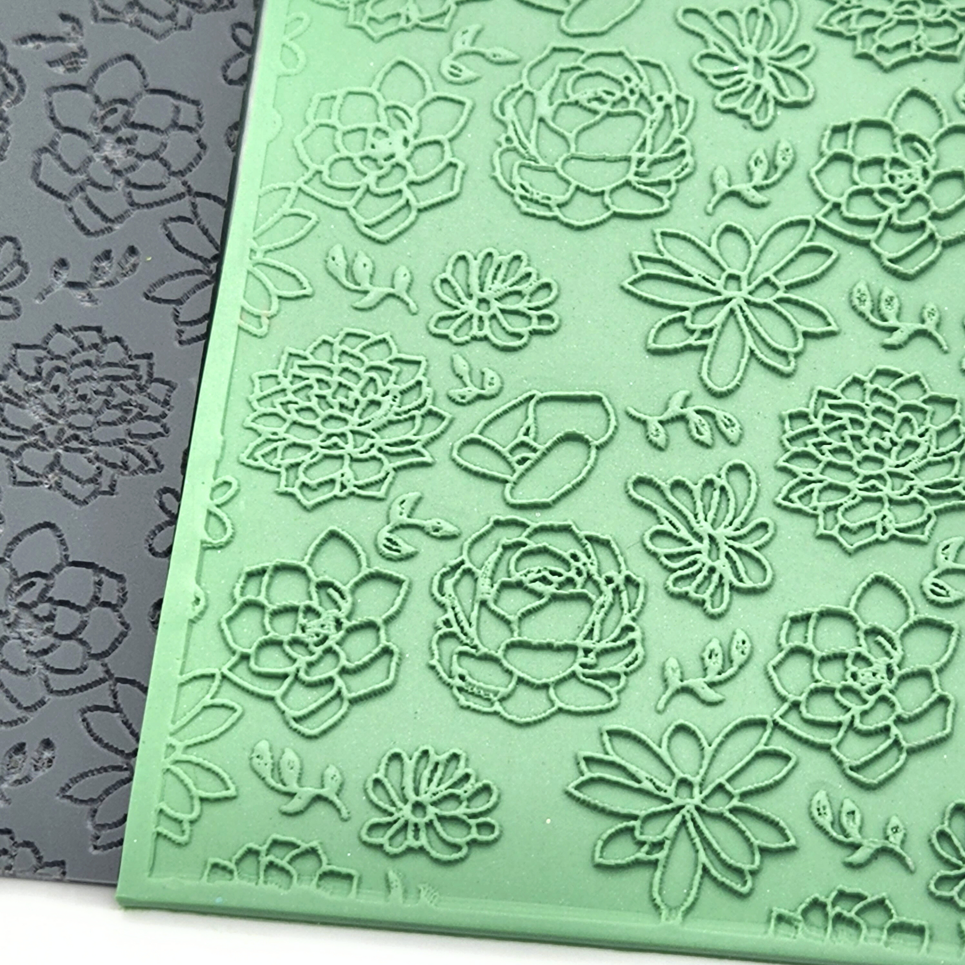 Succulent Polymer Clay Texture Sheet